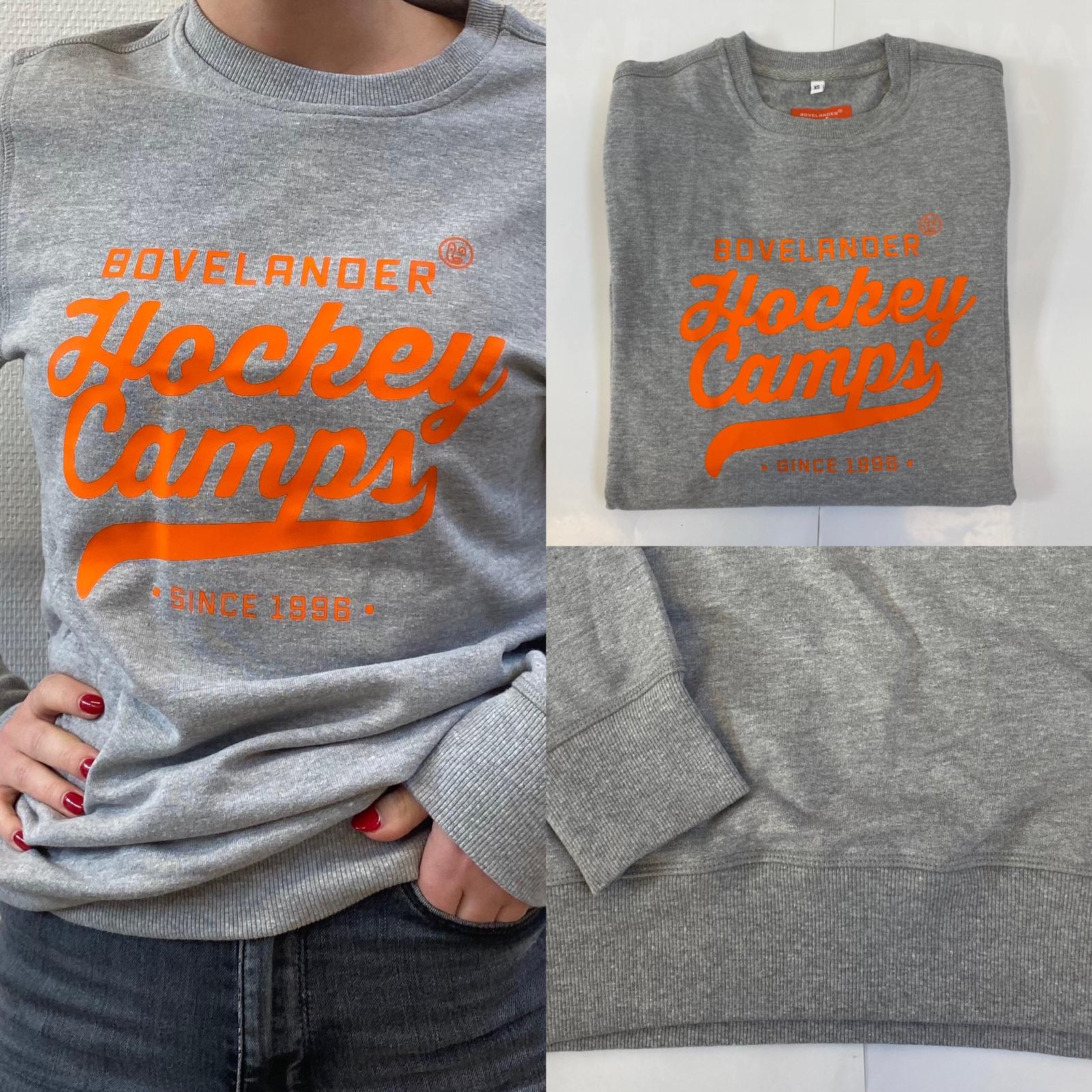 Bovelander sweater grey/orange